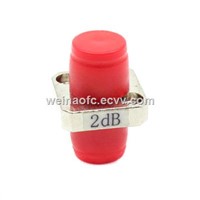 Fiber Optic Adapter Type Fixed Attenuator FC One Piece 1~25db