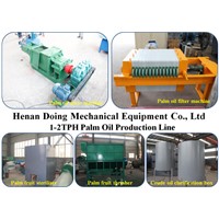 Small Scale Palm Oil Production Process Machinery