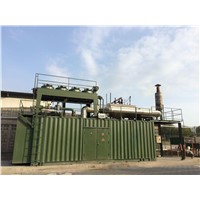 750KW Biogas Generator Set Waste Heat Recovery Boiler Hot Water Boiler