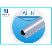 Seamless Aluminum Alloy Pipe with Dual Flange Rectangular Tubing 6063-T5 AL-K