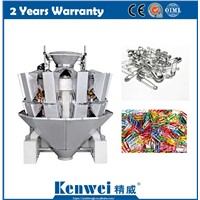 Pillow Bag Packaging System with Computer Multihead Weigher for Safety Pin
