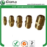 Air Conditioner Brass Union Fitting 1/4,3/8,1/2,5/8,3/4