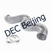 Ideal Solution Durable 4 Inchx10m Non-Insulated Flexible Aluminum Foil Duct