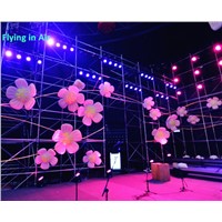 Hanging Ceiling Inflatable Plum Flower for Event/Party Decoration