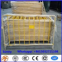 PVC Coated 1.1x2.5m Crowded Control Barrier for Renting