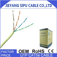 SIPU Cca Cat5e Utp LAN Cable Utp Cat5 Network Cable 4 Pair High Quality Ethernet Fire Resistant Cable