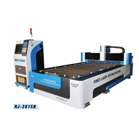 IPG Raycus 500w 750w 1000W 1500W 2000w 3000w Fiber Laser Cutting Machine for Metal 1500mmx3000mm