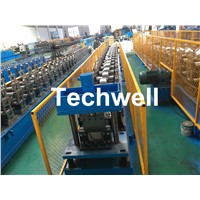 Custom-Made Half Round Gutter Cold Roll Forming Machine For 15 Stations Forming Stage