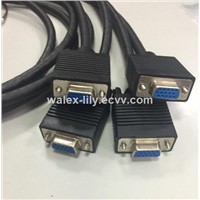 Customized VGA-Cable Cable Assembly FEMAIL 9PIN 15-Pin Plug Manufactory DB9PIN