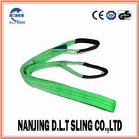 2 T -- 100% High Tenacity Polyester- Flat Webbing Sling Lifting Sling Lifting Eye-Eye Belt with CE-GS