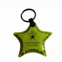 Printing Star Key Chain