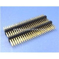 1.0mm Pitch Male Pin Header Socket Strip Connector for Label Machine Straight Angle Rohs UL