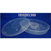 Round Dumpling Use Airtight Disposable PP Microwaveable Food Storage Container with Lid