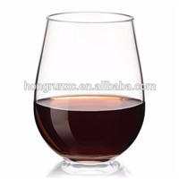 16 Oz PET Plastic Wine Glasses
