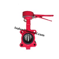 Cast Iron Lever Butterfly Valve with Micro Switch