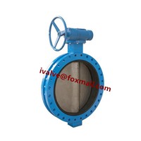 U Type Double Flanged Butterfly Valve