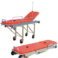 Approved 3B Adjustable Aluminum Alloy Ambulance Stretcher with Waterproof Cushion