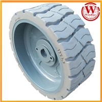 Grey Non-Marking Solid Rubber Genie 105122 Scissor Lift Tires 12x4.5