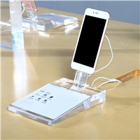 Appropriative Mobile Clear Acrylic Display Stand for iPhone Retail Store Support Exhibition