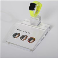 2016 Popular Single Acrylic C Shape Watch Holder Display Stand