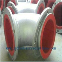 Wear Resistant Rubber Lined Steel Pipe Fitting