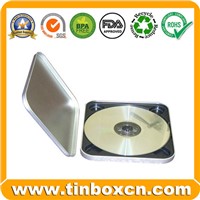 CD Tin Case, Metal CD Tin Box, CD/DVD Holder