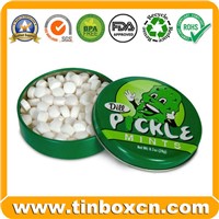 Candy Tin Can, Candy Box, Candy Tin Box, Gum Tin, Confectionary Tin Box (BR1602)