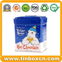 Food Packaging Chocolate Tin Box, Round Tin Can, Food Can(BR1514)