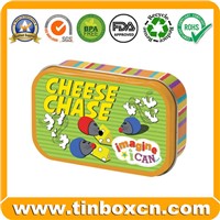 Rectangular Cookie Tin Box, Biscuit Tin, Food Tin Packaging Boxes