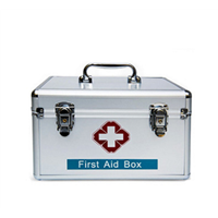 Home Medicine Box Custom First Aid Box Aluminum Alloy Medicine Box Health Care Kit First Aid Kit