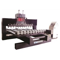 SCT-R2512 Rotary 4 Axis Wood CNC Router 12 Spindles