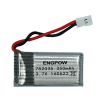 3.7V 350mAh Lithium Battery Hobson H107d Overflight FY310B Day Branch M62R Remote Control Four-Axis Belt Protection