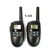 T-228 Travel Twintalker 20 Channels 2 Two Way Portable Radios Rechargeble Mini Walkie Talkie for Children Lover