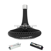 100W UFO High Bay Light, 130-150lm/W UFO Bulb Light T39 E40, IP65 Industrial Light SMD3030 Replace HPS/CFL/Corn Lamp