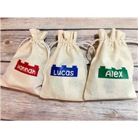 Muslin Bag/ Party Favor Bag/ Cotton Pouch/ Gift Bag/ Wedding Bag