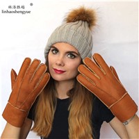 2017 Newest Gloves Fur Winter Women