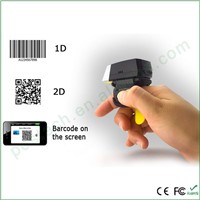 2D Bluetooth Barcode Reader Ring-Style Barcode Scanner