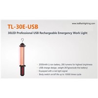 USB RECHARGEABLE EMERGENCY WORK FLASHLIGHT TL-30E-USB