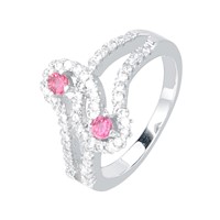 Wholesale White Gold AAAcubic Zirconia Engagement Ring for Women