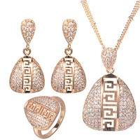 High Quality Custom Costume African Fashion Gold Plated Jewelry Sets for Weeding