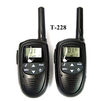 T-228 Travel Twintalker 20 Channels 2 Two Way Portable Radios Rechargeble Mini Walkie Talkie for Children Lover
