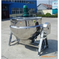 Tilting Jacket Kettle with Mixer/Stainless Steel Cooking Pot/Electric Heating Jacket Kettle