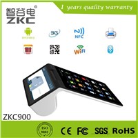 ZKC900 Original Manufacturer GPRS 3G WiFi NFC RFID Android Tablet Pos with Card Reader