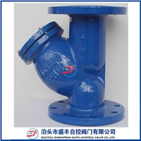 GL41P Y Type Filter Ductile Iron Material