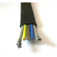 Flat Crane Control Cable for Hoisting Machining