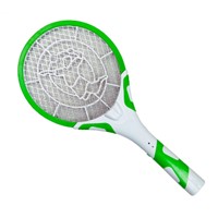 Durable 3 Layers Net Security Rechargeable Battery Mosquito Bat with Light