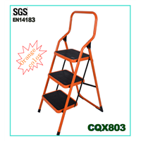 Orange Color Foldable Steel Step Ladder CQX803