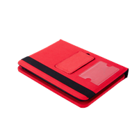 Red Color Leather Case for IPad1/2 Lighting Wired Keyboard(YBK-SL0908)