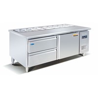 Cost-Effective Kitchen Equipment Refrigerated Salad Bar Commercial Used Salad Bar Display Freezer