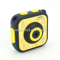 Mini Kids Outdoor Sports Action Camera with Waterproof Shell Action Cam